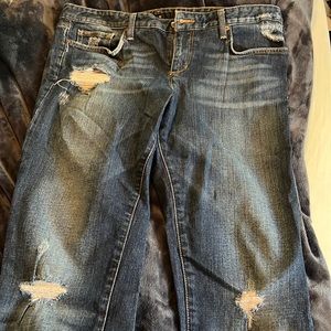 Joe’s Jeans distressed Ex-Lover crop jeans